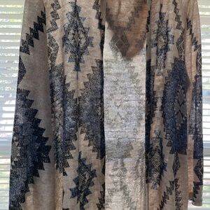 Cato Cream Knit Lightweight Duster